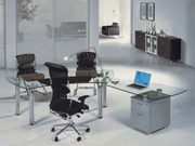 Glass Executive Desk CG-BLBT-12