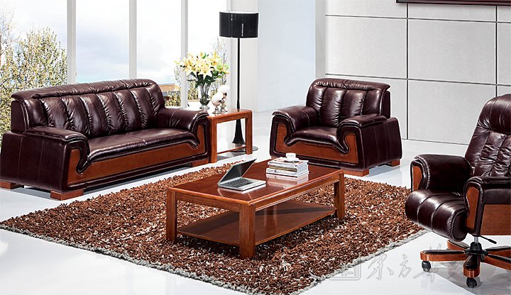Office Sofa|Traditional Leather Sofa|Office Furniture|Traditional Leather Sofa|真皮沙发 CG-CTZPSF-04