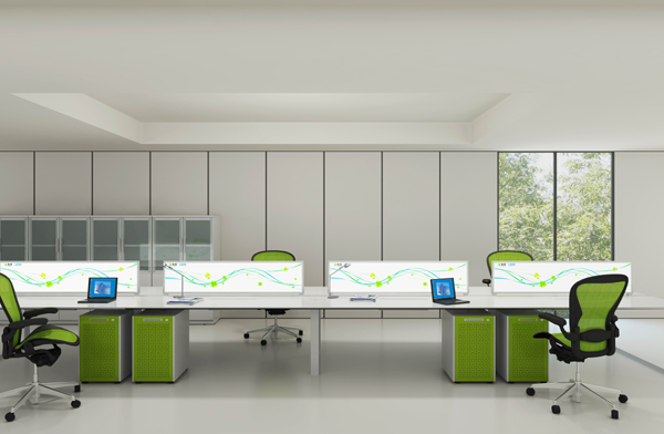 Office Screen|Screen Workstation|Office Furniture|F Series Screen workstation|工作卡位|一字型工作站