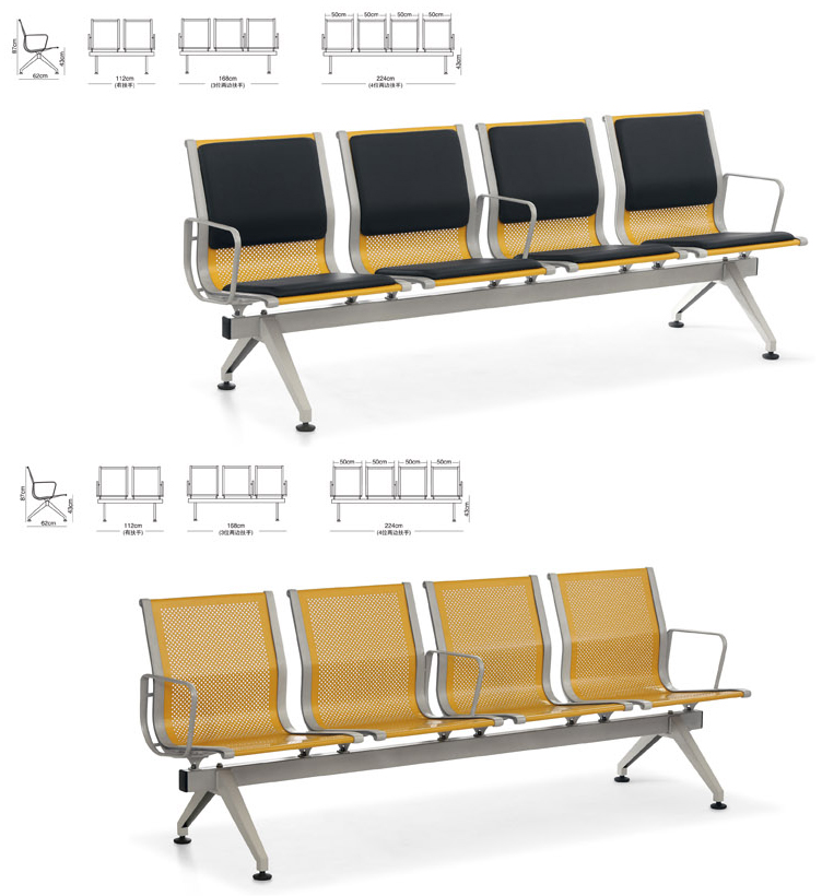 Public Chair|Fabric Bench|Office Furniture|Public Chair|排椅|机场椅